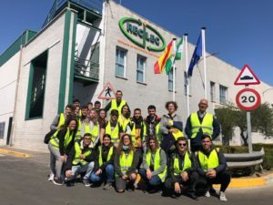 Alumnos de la Universidad de Huelva visitan Recilec